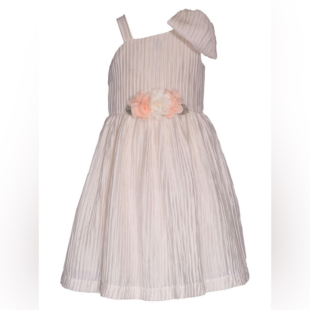 Iris & Ivy

Girl's One-Shoulder Pleated Taffeta Dress